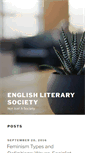 Mobile Screenshot of eliterarysociety.com