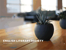Tablet Screenshot of eliterarysociety.com